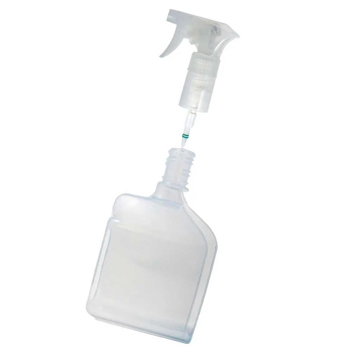 Envase recargable Eco Z de DSP con sistema de pulverización desmontable, diseñado para limpieza profesional sostenible